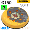 Оправка-липучка 5/16 ф150 Mirka для DEROS, CEROS, PROS new SOFT (мягкая)