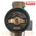 Краскопульт SATA X 5500 B HVLP (1,3мм) «O» формы факела фото №1