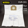 Мешок для пылесоса синтетический EUR-301 (5шт) Mirka 1025L/1230L, Karcher WD6P