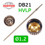 Ремонтный комплект ISPRAY DB21 HVLP (1,2мм) ремкомплект №1: дюза, воздушная головка и игла фото №1