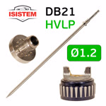 Ремонтный комплект ISPRAY DB21 HVLP (1,2мм) ремкомплект №1: дюза, воздушная головка и игла фото №2