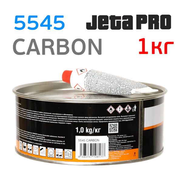 Шпатлевка с углеволокном JetaPRO 5545 Carbon (1,0кг) фото №2
