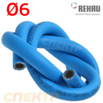 Шланг (1пм) HPVC  6х11мм REHAU Raufilam Slidetec Soft СИНИЙ суперэластичный морозостойкий фото №1