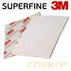 Губка абразивная полиуретановая 3M SUPER FINE (140х115мм) Р400
