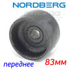 Колесо металлическое D=83мм для подкатного домкрата Nordberg переднее N3203, N32035