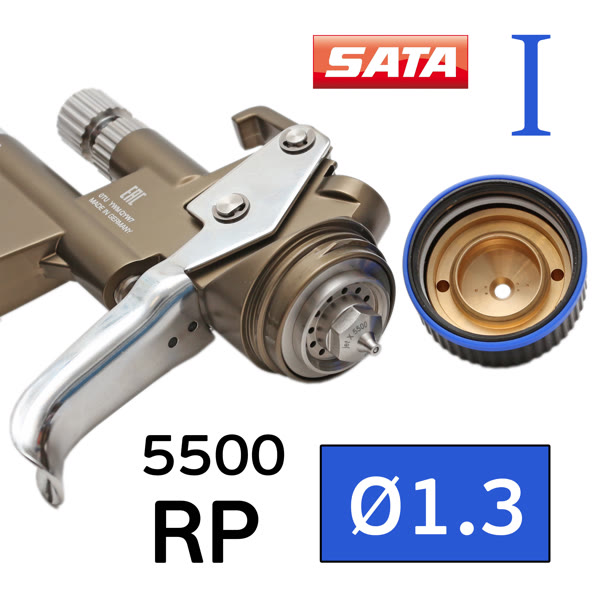 Краскопульт SATA X 5500 B RP (1,3мм) «I» форма факела фото №4