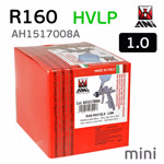 Краскопульт мини ANI R 160 Mini HVLP (1.0мм) с верхним бачком 250мл (180л/мин; 2.6бар) фото №5