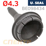 Насадка для распыляемого герметика наруж. R2 4.3мм черная U-SEAL фото №1