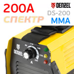 Сварочный инвертор Denzel MMA DS-200 Compact (220В, 200A, от 150В, 1.6-5.0мм, 70%) фото №1