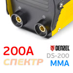 Сварочный инвертор Denzel MMA DS-200 Compact (220В, 200A, от 150В, 1.6-5.0мм, 70%) фото №2