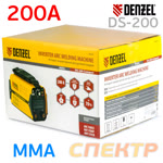 Сварочный инвертор Denzel MMA DS-200 Compact (220В, 200A, от 150В, 1.6-5.0мм, 70%) фото №3