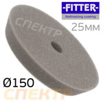 Круг полир. липучка бигфут Fitter 150/130  №2 (серый) жесткий фото №1