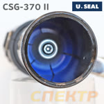 Пистолет для герметика пневмо ANI CSG-370 II BLACK (тубы 400мл и 600мл, картриджи 310мл) черный фото №1