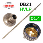 Ремонтный комплект ISPRAY DB21 HVLP (1,4мм) ремкомплект №1: дюза, воздушная головка и игла фото №2