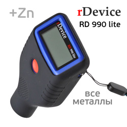 Толщиномер rDevice RD-990 Lite + Zinc (чехол в комплекте) все металлы