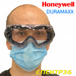 Очки тактические Honeywell DURAMAXX защитные закрытого типа с прозрачными ударопрочными линзами фото №1