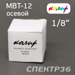 Манометр осевой 1/8" Колир (12бар) BSPT белый фото №2
