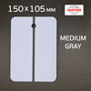 Тест-пластина 150х105мм (1шт) светло-серая iSpray MG (RAL 7035; металлическая) для тестового напыла