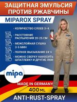 Эмульсия-спрей против ржавчины Mipa MipaRox (400мл) прозрачная антикоррозийная Anti-Rost-Spray фото №4