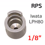 Адаптер для sata RPS (G1/8") Iwata LPH80 (алюминиевый) мини краскопульт фото №2
