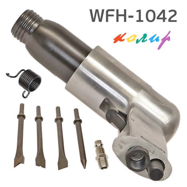 Пневмо зубило ударное Колир WFH-1042 + комплект насадок (шестигранный хвостовик) фото №1