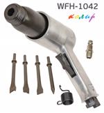 Пневмо зубило ударное Колир WFH-1042 + комплект насадок (шестигранный хвостовик) фото №2