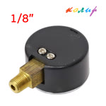 Манометр радиальный 1/8" на компрессор Колир (10бар) BSPT белый фото №3