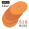 Набор абразивных кругов Sandwox (12шт) 518 Orange Line (150мм)