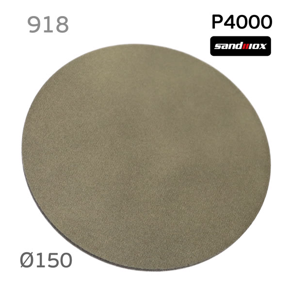 Круг шлиф. на поролоне ф150 Sandwox Р4000 липучка 918 Superfine Foam фото №2