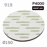 Круг шлиф. на поролоне ф150 Sandwox Р4000 липучка 918 Superfine Foam фото №3