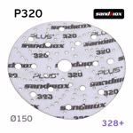 Круг шлифовальный ф150 Sandwox 328+ (Р320) Purple Ceramic (multiholes) фиолетовый на липучке фото №2