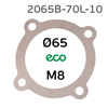 Прокладка клапанной плиты нижняя ECO AE-704-22 (ф65мм; 4хМ8) тип V65