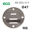 Клапанная плита ECO AE-501-3 (ф47мм; 4хМ6) круглая