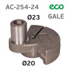 Коленвал компрессора ECO AC-254 (посадка шатуна 23мм, эл. двигатель 20мм) тип Gale