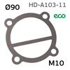 Прокладка головки цилиндра верхняя ECO HD-A103 (ф90мм; 4хМ10) смещенная перегородка