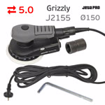 Электро шлифмашинка D150 JetaPRO Grizzly (5мм) бесщеточная вращательно-орбитальная фото №4