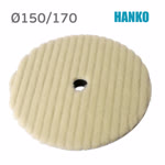 Мех на поролоне 150/170мм HANKO Wool Polishing Pad на липучке фото №3