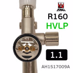 Краскопульт мини ANI R 160 Mini HVLP (1.1мм) с верхним бачком 250мл (180л/мин; 2.6бар) фото №1