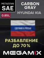 Автоэмаль MegaMIX металлик (0.85л) Hyundai/Kia SAE Carbon Gray фото №2