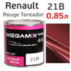 Автоэмаль MegaMIX металлик (0.85л) Renault 21B Rouge Toreador