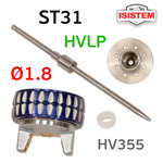 Ремонтный комплект ISPRAY ST31 HVLP (1,8мм) HV355 ремкомплект №1: дюза, воздушная головка и игла фото №2