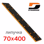 Подошва на липучке для рубанка (70х400мм) Dynabrade (14отв) ручной эластичный прямоугольный шлифок фото №2