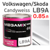 Автоэмаль MegaMIX база (0.85л) Volkswagen/Skoda LB9A Candyweiss Белая