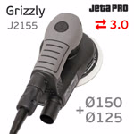 Электро шлифмашинка D150 JetaPRO Grizzly (3мм) бесщеточная вращательно-орбитальная фото №2