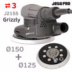 Электро шлифмашинка D150 JetaPRO Grizzly (3мм) бесщеточная вращательно-орбитальная фото №4