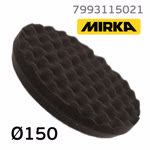 Круг полир. липучка Mirka D150 рельефный ЧЕРНЫЙ поролоновый полировальный диск фото №2