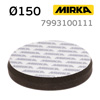 Круг полир. липучка Mirka D150 гладкий ЧЕРНЫЙ поролоновый полировальный диск