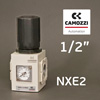 Редуктор с манометром (1/2") Camozzi NXE3-1/2-R004 воздушный регулятор давления