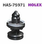 Клипса пластиковая Holex 11689 (Ford) фигурная для крепления дверных панелей фото №1