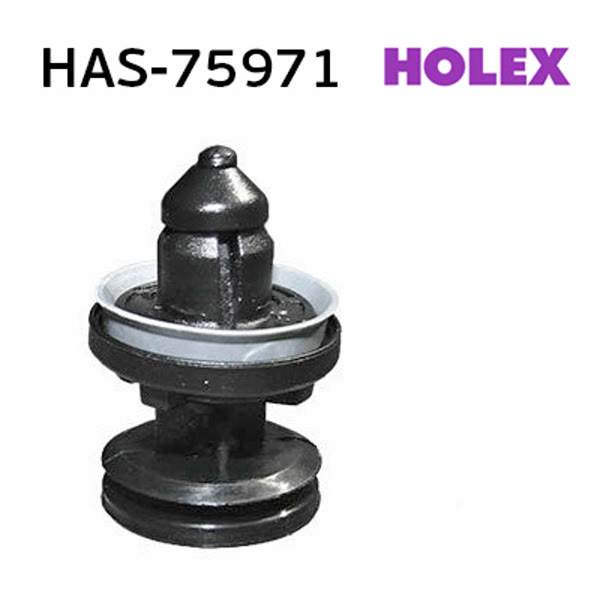 Клипса пластиковая Holex 11689 (Ford) фигурная для крепления дверных панелей фото №1